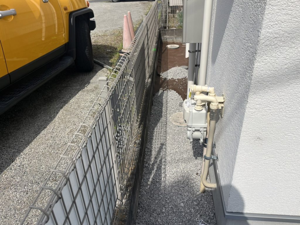 茅ヶ崎市Ｇ様邸砂利敷き工事